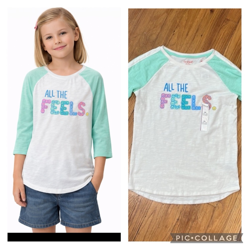 3/4 sleeve comfy “All the feels” shirt